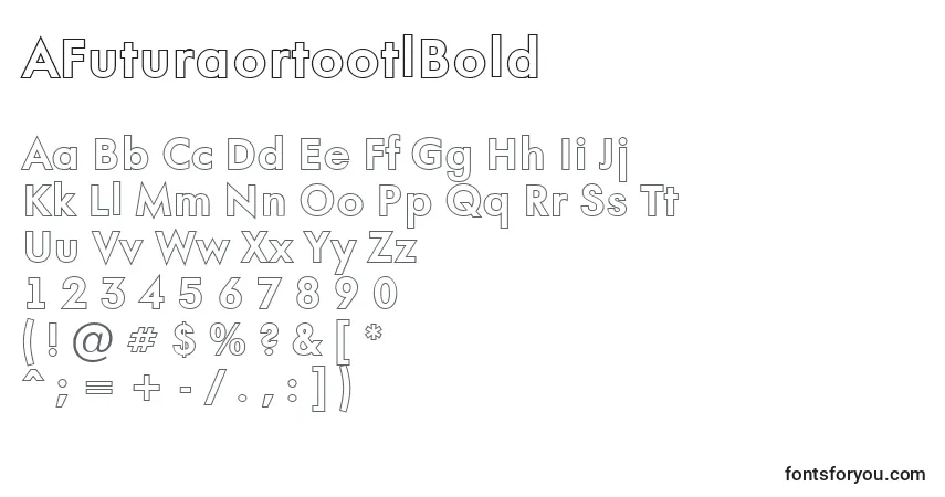 AFuturaortootlBold Font – alphabet, numbers, special characters