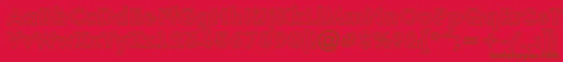 AFuturaortootlBold Font – Brown Fonts on Red Background