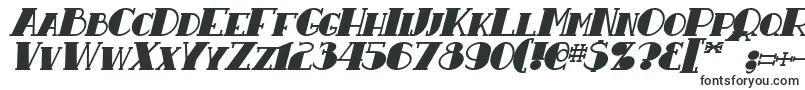 ResavyBoldItalic-fontti – Kaupalliset fontit