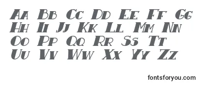 ResavyBoldItalic Font