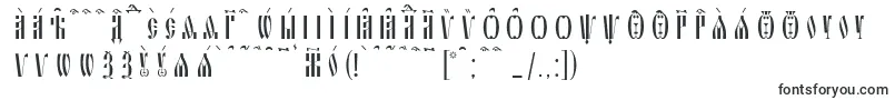 SlavjanicKucsSpacedout-fontti – Fontit Adobelle