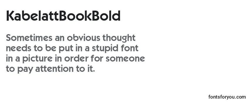KabelattBookBold Font