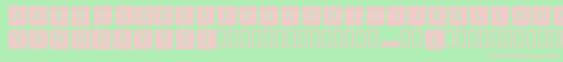 Malermei Font – Pink Fonts on Green Background