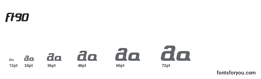 Ft90 Font Sizes