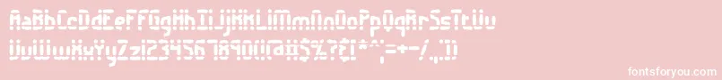 Weitere Informationen zur Amalgama-Schriftart Amalgama-Schriftart – Weiße Schriften auf rosa Hintergrund