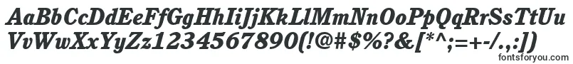 ItcCushingLtHeavyItalic-fontti – Arkkitehtuuriset fontit
