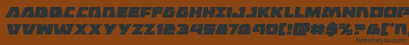 Eaglestrikesemital Font – Black Fonts on Brown Background