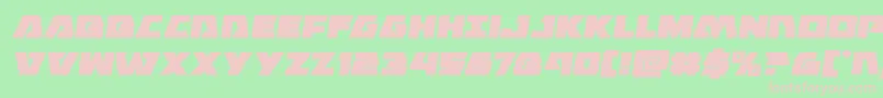 Eaglestrikesemital Font – Pink Fonts on Green Background