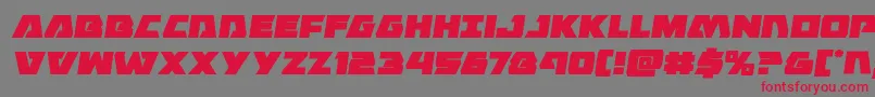 Eaglestrikesemital Font – Red Fonts on Gray Background