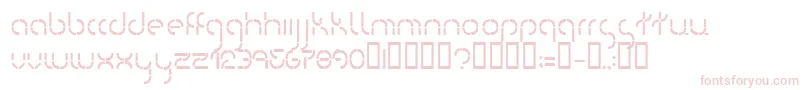 KevlrSuit Font – Pink Fonts on White Background