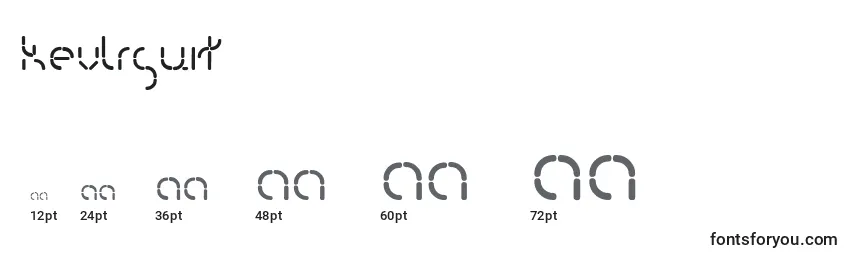 KevlrSuit Font Sizes
