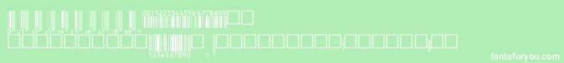 fuente Upcebwrp36tt – Fuentes Blancas Sobre Fondo Verde