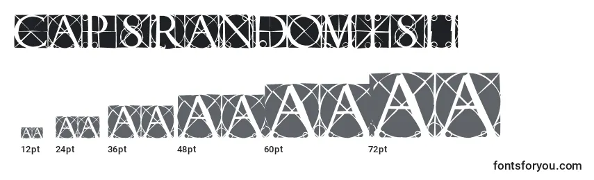 Capsrandomish Font Sizes