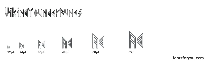 VikingYoungerRunes Font Sizes