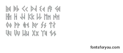 Обзор шрифта VikingYoungerRunes