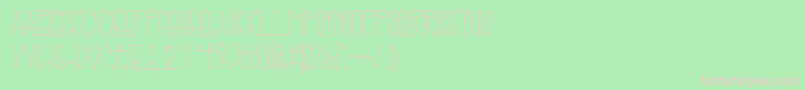 IllusignGrotesque Font – Pink Fonts on Green Background