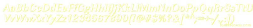 ImperialshBolditalic Font – Yellow Fonts