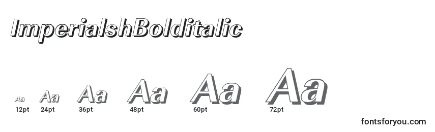 ImperialshBolditalic Font Sizes