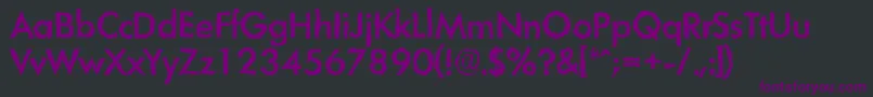 LimerickrandomMediumRegular Font – Purple Fonts on Black Background