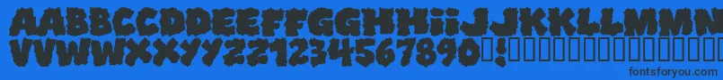 More about Shoplifters Font Shoplifters Font – Black Fonts on Blue Background