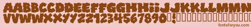 More about Shoplifters Font Shoplifters Font – Brown Fonts on Pink Background