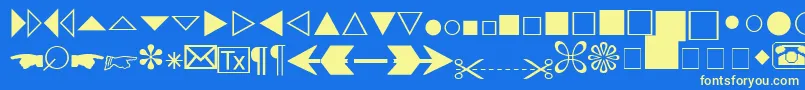 Подробнее о шрифте AbacusThreeSsi Шрифт AbacusThreeSsi – жёлтые шрифты на синем фоне