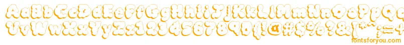 Mcklsh Font – Orange Fonts on White Background