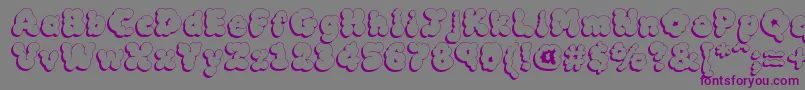 Mcklsh Font – Purple Fonts on Gray Background