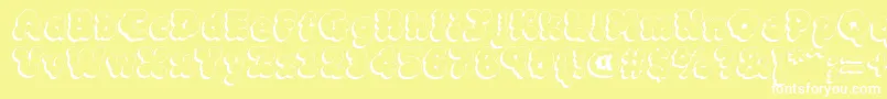 Mcklsh Font – White Fonts on Yellow Background