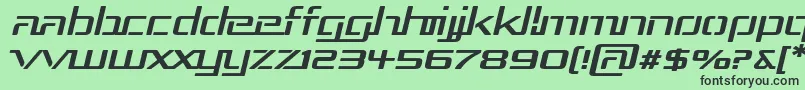 Rep3expi Font – Black Fonts on Green Background