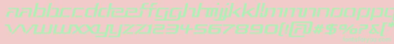 Rep3expi Font – Green Fonts on Pink Background