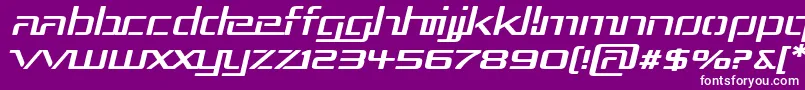 Rep3expi Font – White Fonts on Purple Background