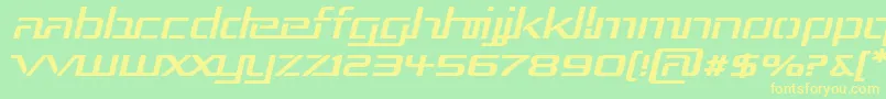 Rep3expi Font – Yellow Fonts on Green Background