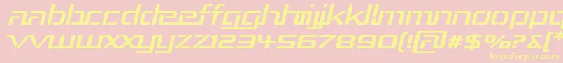 Rep3expi Font – Yellow Fonts on Pink Background