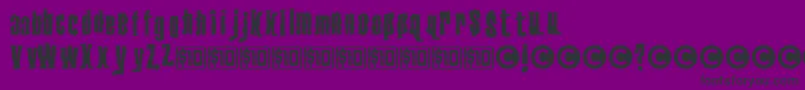 VenerealDisease Font – Black Fonts on Purple Background