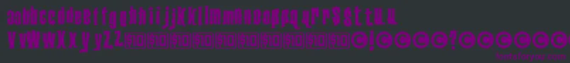 VenerealDisease Font – Purple Fonts on Black Background