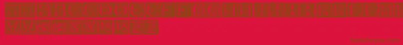 Подробнее о шрифте InitialsTfb Шрифт InitialsTfb – коричневые шрифты на красном фоне