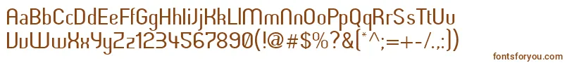 Butterunsalted Font – Brown Fonts on White Background