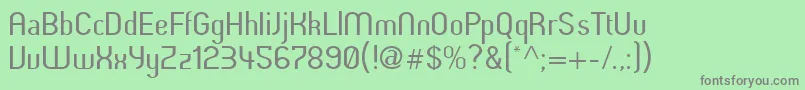 Butterunsalted Font – Gray Fonts on Green Background