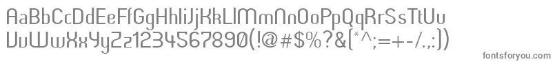 Butterunsalted Font – Gray Fonts on White Background