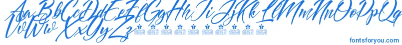 DoveOfPeacePersonalUse Font – Blue Fonts