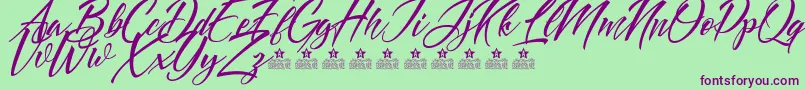 More about DoveOfPeacePersonalUse Font DoveOfPeacePersonalUse Font – Purple Fonts on Green Background