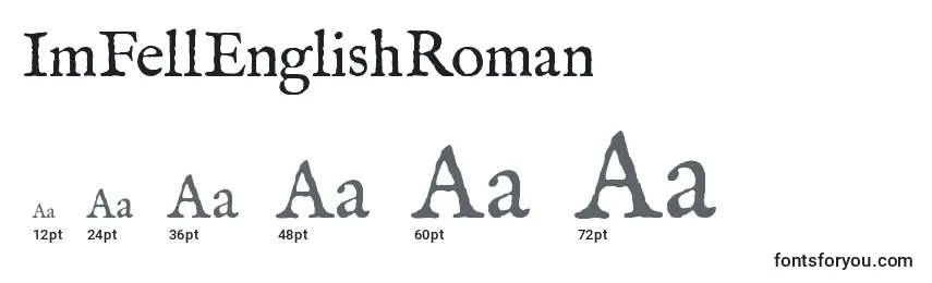 ImFellEnglishRoman Font Sizes
