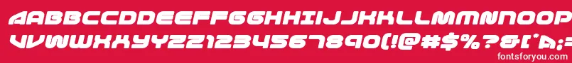1stenterprisesexpandital Font – White Fonts on Red Background