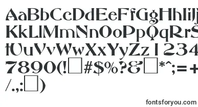 AbottoldstyleRegularDb font – vintage Fonts