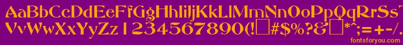 Más sobre la fuente AbottoldstyleRegularDb fuente AbottoldstyleRegularDb – Fuentes Naranjas Sobre Fondo Morado