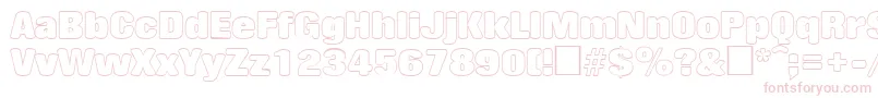 RollingoutlineRegular Font – Pink Fonts