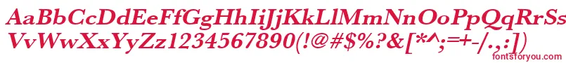 UrwbaskertwidBoldOblique Font – Red Fonts