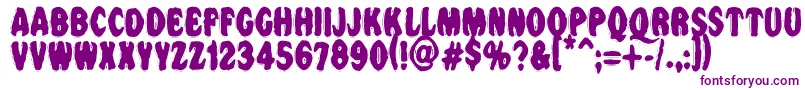 Vtcnightofthedrippybentcaps Font – Purple Fonts