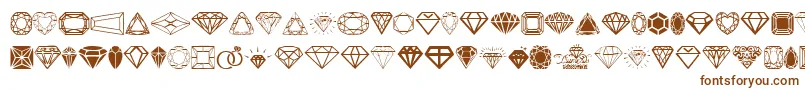 Diamonds Font – Brown Fonts